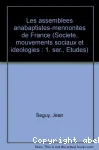 Les assembles anabaptistes-mennonites de France