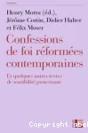 Confessions de foi rformes contemporaines