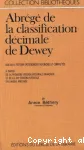 Abrg de la classification dcimale de Dewey