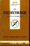 La palontologie