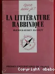 La littrature rabbinique