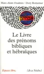 Le livre des prnoms bibliques et hbraques