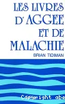 Les livres d'Agge et de Malachie