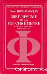 Bref rsum de la foi chrtienne