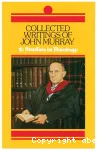 Collected Writings of John Murray. Vol. 4: Studies in Theology, Reviews