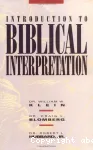 Introduction to Biblical Interpretation