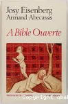 A Bible ouverte I