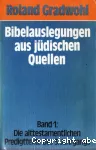 Bibelauslegungen aus jdischen Quellen. Band 1: Die alttestamentlichen Predigttexte des 3. Jahrgangs