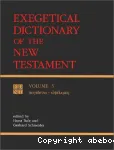 Exegetical Dictionary of the New Testament (vol. 3) Pagideu - phelimos