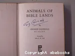 Animals of Bible Lands