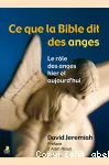 Ce que la Bible dit des anges