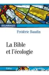 La Bible et l'cologie