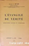 L'Evangile de vrit