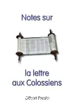 Notes sur la lettre aux Colossiens