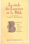 Le sicle des Lumires et la Bible