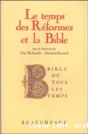 Le temps des Rformes et la Bible