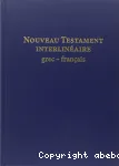 Nouveau Testament interlinaire grec-franais