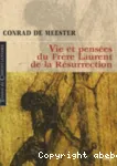 Vie et penses du Frre Laurent de la Rsurrection