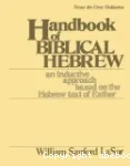 Handbook of Biblical Hebrew (vol 2) Grammar