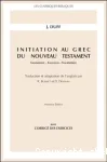 Initiation au grec du Nouveau Testament