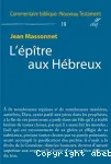 L'ptre aux Hbreux