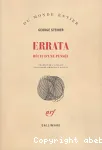 Errata