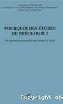 Pourquoi des tudes de thologie?