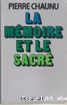 La mmoire et le sacr