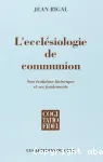 L'ecclsiologie de communion