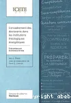 L'encadrement des doctorants dans les institutions thologiques vangliques