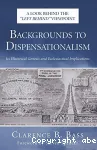 Backgrounds to Dispensationalism