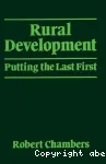 Rural Development: Putting the Last First