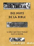 Des mots de la Bible