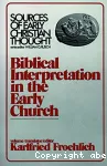 Biblical Interpretation in the Early Church