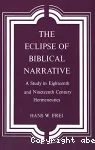 The Eclipse of Biblical Narrative