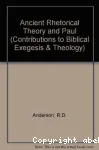 Ancient Rhetorical Theory and Paul