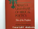 Toward a Grammar of Biblical Poetics