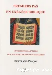 Premiers pas en exgse biblique