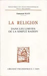 La religion dans les limites de la simple raison