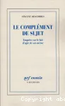 Le complment du sujet