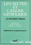 Les sectes et l'Eglise catholique