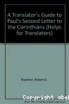 A Translator's Guide to Paul's Second Letter to the Corinthians