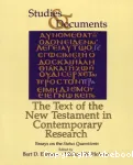 The Text of the New Testament in Contemporary Research