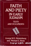 Faith and Piety in Early Judaism