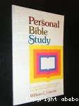 Personal Bible Study