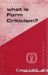 What is Form Criticism?