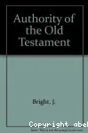 The Authority of the Old Testament