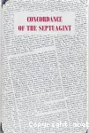 A concordance of the Septuagint