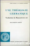 Une thologie germanique